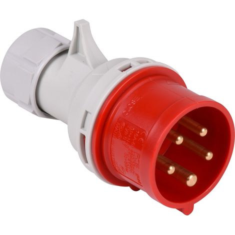 Kopp 174601005 mâle 5 broches, 16 A, CEE 400 V Rouge