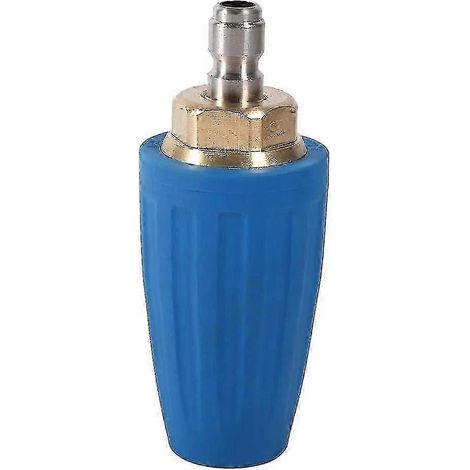 Buse turbine rotative haute pression 2026, 3000 psi, buse turbo pivotante 1/4 pouce pour nettoyeur haute pression, laiton et acier inoxydable, 2,5 à 4,0 GPM, taille 3,5 (1/5)