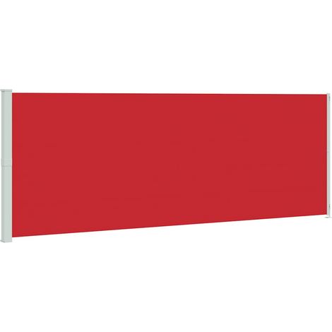 Maison Exclusive - Tenda Laterale Retrattile per Patio 220x600 cm Rossa (1/5)