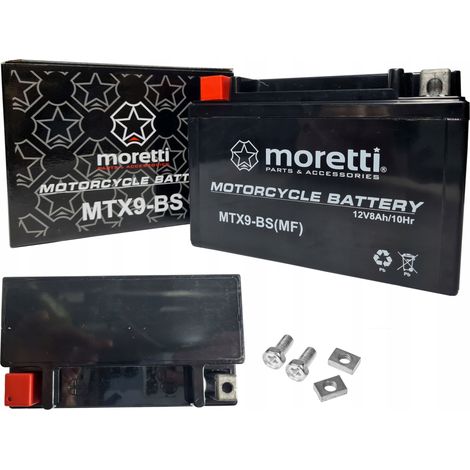 Moretti AGM (Gel) MTX9-BS Batterie (1/5)