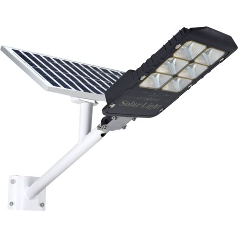 LAMPIONE LED PANNELLO SOLARE STAFFA E TELECOMANDO 500W (1/5)
