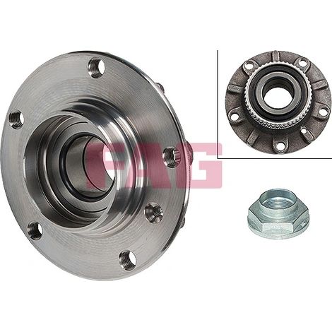 Kit de roulements de roue FAG 713 6671 80 BMW 1139345 1139348 1468926