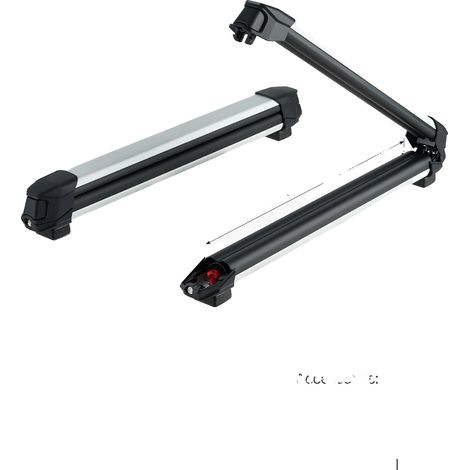 Support de ski, tient 4 planches à neige ou 6 paires de skis, mécanisme de verrouillage, T-slots 6 (1/2)