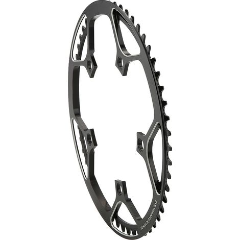 MEIJUN Couronne de Vélo VTT 53T en Alliage d'Aluminium CNC, Compatible Réparation Chaîne (Noir) (1/3)