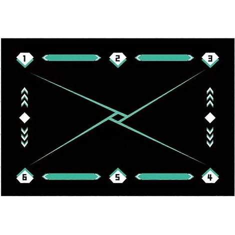 Tapis d'entraînement de football, antidérapant et antibruit, tapis de football pour enfants, tapis de sol décoratif pour chambre, C (1/5)