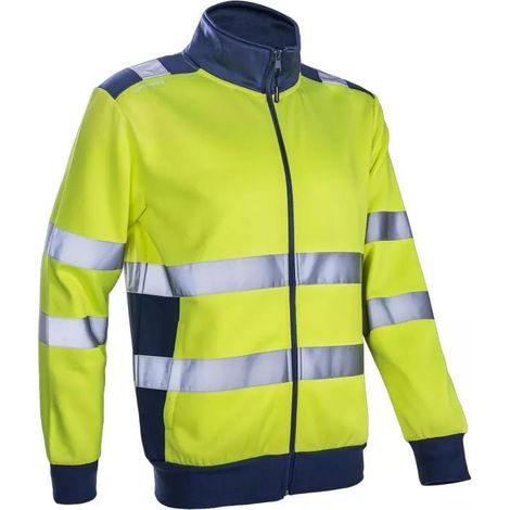 Veste de travail haute-visibilité bandes réfléchissantes GOKKAN Coverguard Jaune Fluo L (1/2)