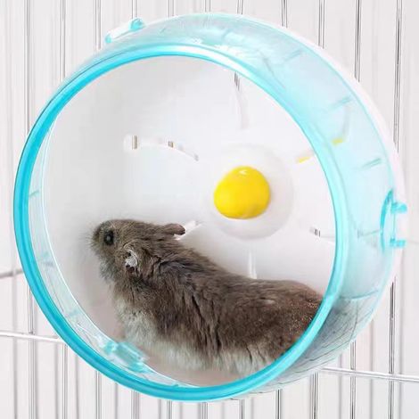 Hamsterlaufräder, leises Haustier-Trainingsrad aus Kunststoff