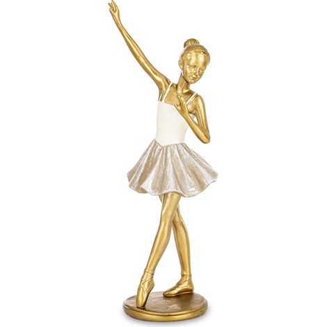Statuetta di ballerina, in plastica, 29x10x8,5 cm, per la famiglia.