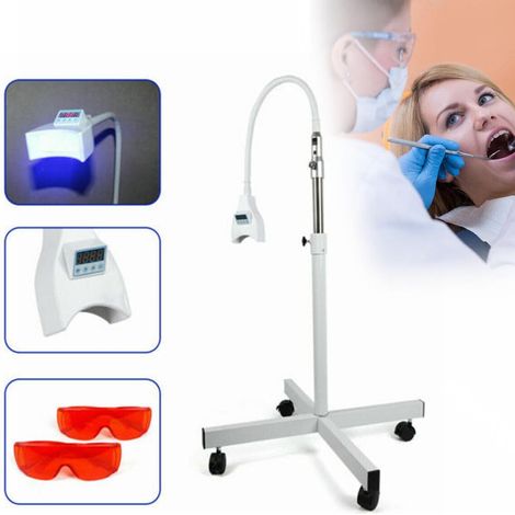 Dentaire Lampe LED Lampe Blanchiment Pour Blanchir les Dents Machine Hauteur Angle Réglable Avec lunettes Machine de Blanchiment des Dents Mainframe Type de Support,Pour Hôpital, dentisterie