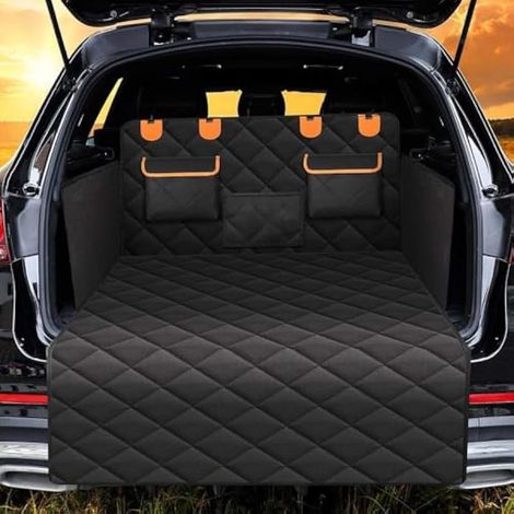 Protection Coffre Voiture Chien pour Citroen Ds7 DS 7 Crossback 2018-2023, ImperméAbles et Rayures Antidérapant Voiture Animaux Voyage Tapis,B (1/4)
