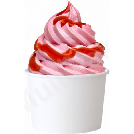 Coppette di carta per gelato Kram, bianche, 245 ml, 25 pezzi (1/5)
