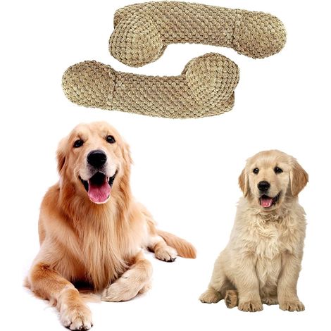 Jouets à mâcher pour chiens à mâchoires puissantes, en peluche résistante, pour chiots. Jouets à mâcher interactifs et amusants pour soulager le stress des chiens. (1/5)