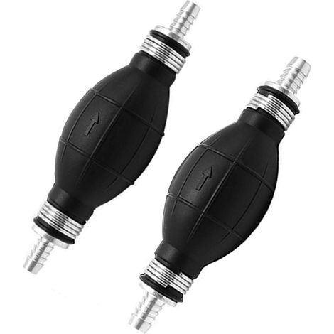 2PCS Poire Amorcage Gasoil, 8mm et 10mm Pompe Manuelle Carburant, Poire Amorcage en Caoutchouc, Pompe à Siphonner pour Transporter de L'essence, Du Diesel et de L'eau Liquide (1/5)