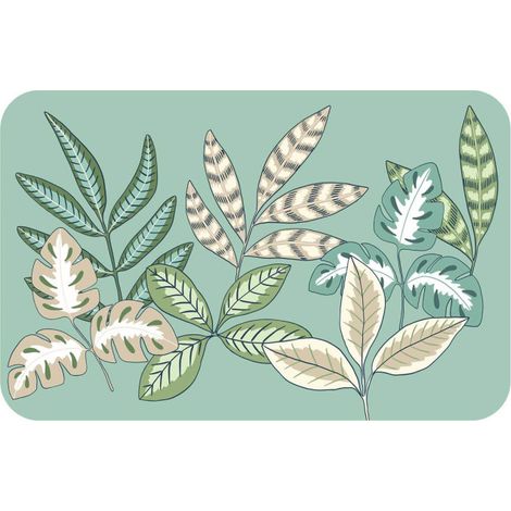 Set de Table Imprimé "Beautaline" 28x44cm Vert (1/2)