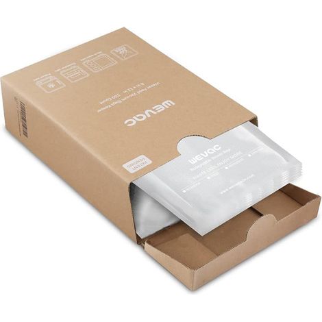 200 Sachets 20x30cm Sac Mise Sous Vide Alimentaire, Gaufré, Sans BPA (1/5)