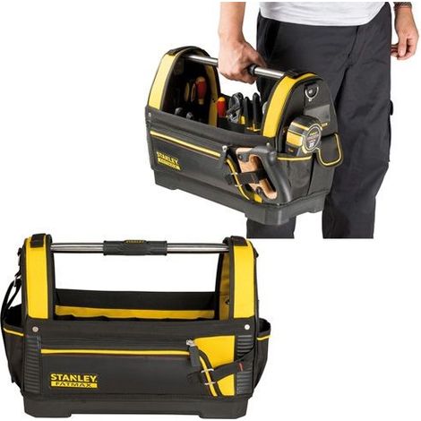 Stanley STA193951 18"" FatMax Open Tote Tool Bag 1-93-951 Waterproof Base