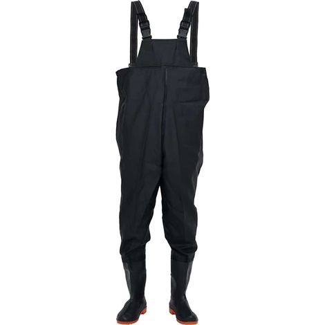 Cuissardes avec bottes noir taille 38 (1/5)