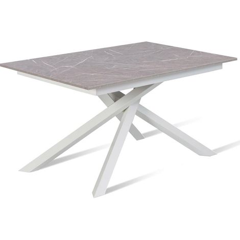 Tavolo Allungabile 140/190x90x76 cm in Melaminico Pulse Antracite (1/4)