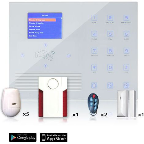 Allarme Wireless con Gestione da Smartphone Sistema (1/4)