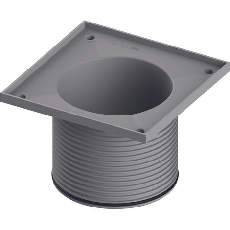 TECEdrainpoint S cadre de grille plastique, 150mm, sans grille,