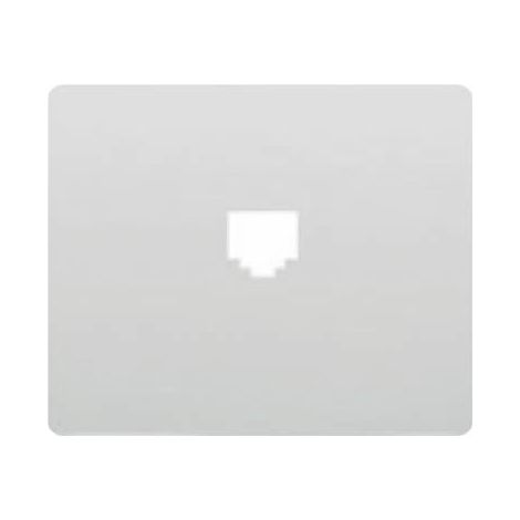 Abdeckbuchse TELF oder RJ45 WHITE BJC IRIS 19782