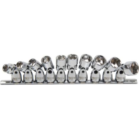 BGS Jeu de douilles articulées 10-19 mm acier chrome-vanadium (1/2)