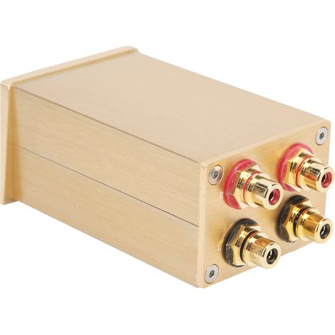 Passiver Vorverstärker-Lautstärkeregler, hochpräzise TV-Video-Audio-Teile, elektronische Komponente, Gold (1/5)