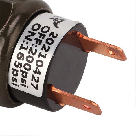 Interrupteur de régulation de pression pour compresseur d'air, vanne en acier inoxydable, pièce de rechange pour klaxons de train, 120-150 PSI (1/3)