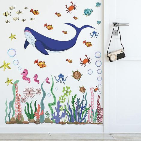 dcoration Murale Pour Chambre D'enfant, Autocollants Muraux De Dessins Anims, Poster D'art Mural, Autocollants D'art  Dcoller Et  Coller Pour La D (1/5)