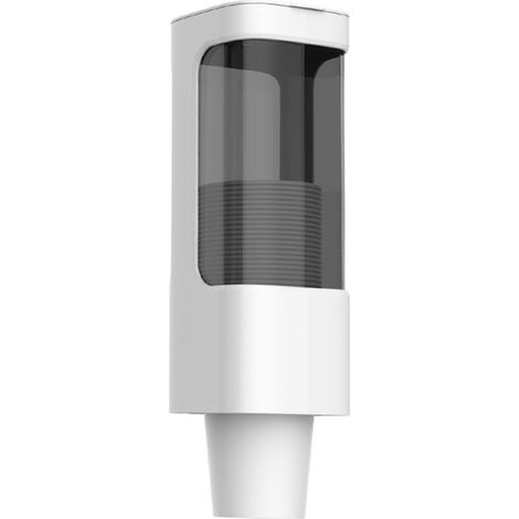 Soporte para vasos desechables, dispensador de agua para montaje en pared, organizador de vasos de papel o plástico, 259 cm (1/2)