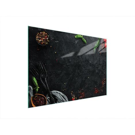 TAGLIERE IN VETRO 40x30 ARDESIA (1/5)