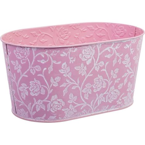 Cesto metalico rosa 22,5x13,5x11,5 B20x11 (1/5)