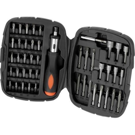 BLACK + DECKER Ensemble pour vissage 45 pieces (1/5)