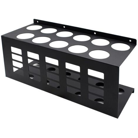Support Cartouche Silicone, Support De Tube De Calfeutrage Mural, Support De Tube À Essai En Métal Durable, Support Mural pour Tubes pour Espace de Travail, Contenir 11 Tubes De Calfeutrage (1/5)