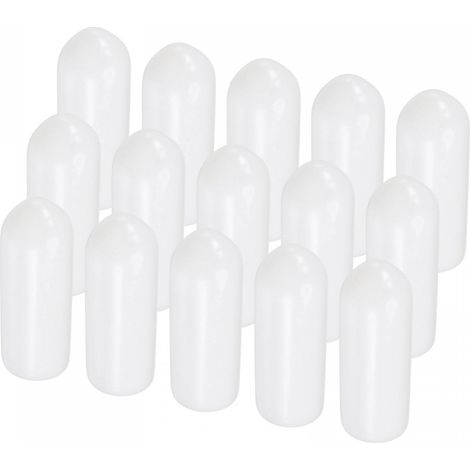 100 pièces Ronde Extrémité Capuchons Caoutchouc 3/16" (1/5)