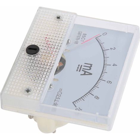 Ampèremètre à aiguille 85C1 DC 0-10 mA, instrument de mesure de courant de panneau (1/5)