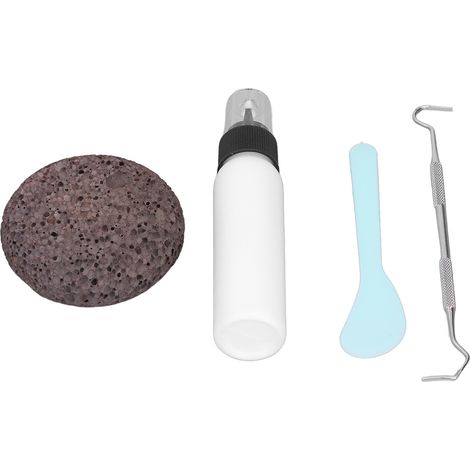 Kit de Pierres de Massage en Latex Blanc, Lot de Galets Plats Ronds Anti-Stress, Jouet de Détente DIY pour Adultes, Ados et Enfants (1/5)