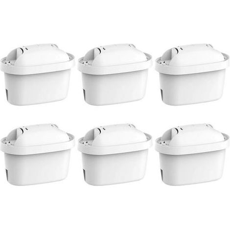 FENOPLASTICAL 6er-Pack Filterkartuschen für Brita Maxtra Plus – Chlor- und Schadstofffiltration – Kompatibel mit Marella und Kannen (1/4)