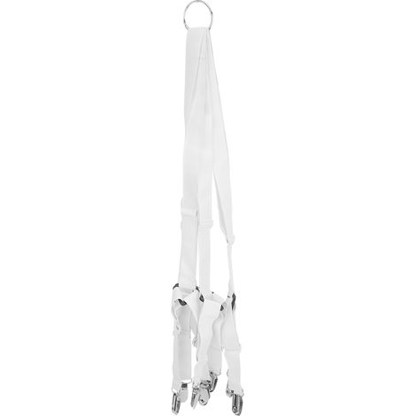 Attache Drap Anti Glissement - Sangles Élastiques Réglables Avec 8 Pinces Métalliques - Pour Matelas Et Literie - Lot De 1 (1/5)