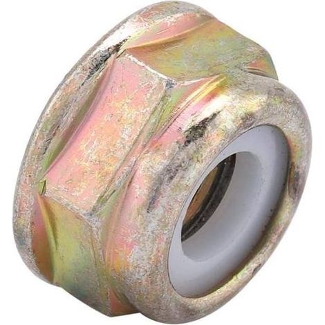 Ecrou Débroussailleuse Universelle pour Écrou De Lame Trimmer M10X1,25 Filetage À La Main Gauche Remplacement De L'Écrou De Lame Accessoires De Tondeuse(Paquet De 10) (1/5)