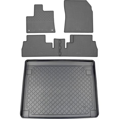 Citroen Berlingo III Kastenwagen (5-Türer) ab 06.2018 SET - Gummifußmatten + Kofferraummatte
