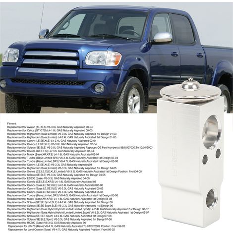 AC-Expansionsventil EX9704C – Ersatz-Thermoexpansionsventil für Klimaanlagen in Camry und Tundra (1/5)