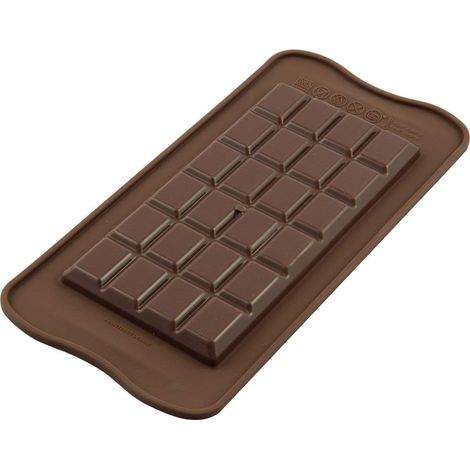 Silkomart SCG36 Classic Choco Bar, Silicone, Marrone, 11,5 x 7,7 x 9 cm (1/4)