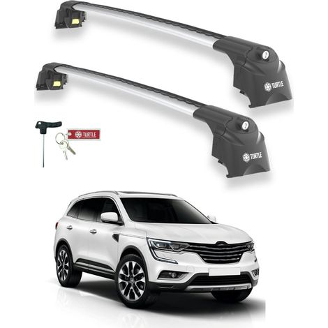 TURTLE kompatibel mit Renault Koleos 2017-2025 Dachträger Air2 Grau (1/5)