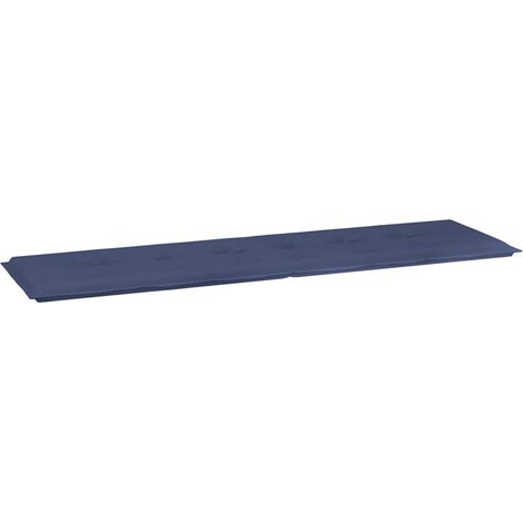 Maison Exclusive - Cuscino per Panca Blu Marino 180x50x3 cm in Tessuto Oxford (1/5)