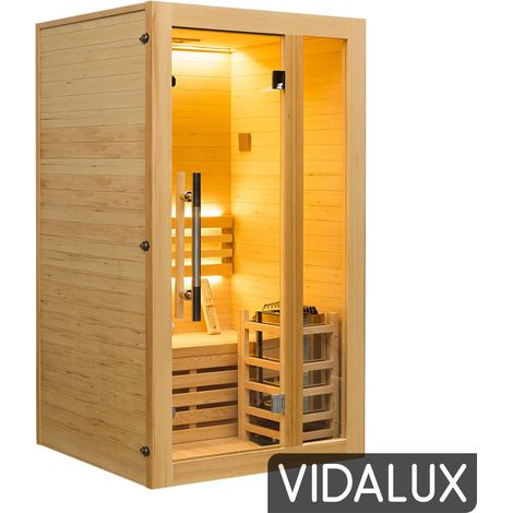 Vidalux 1 Person Nordic Traditional Sauna (1/5)