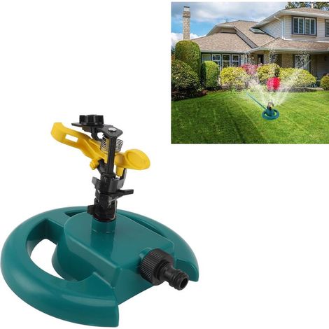 Arroseur pour Jardin à Rotation Automatique G1/2 Plastique Durable Installation Facile Large Usage (1/5)