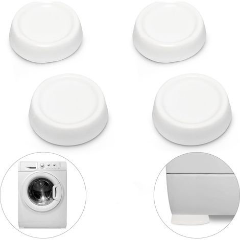 CCYKXA Anti-vibration pads for washing machines, set of 4 feet, white (1/5)