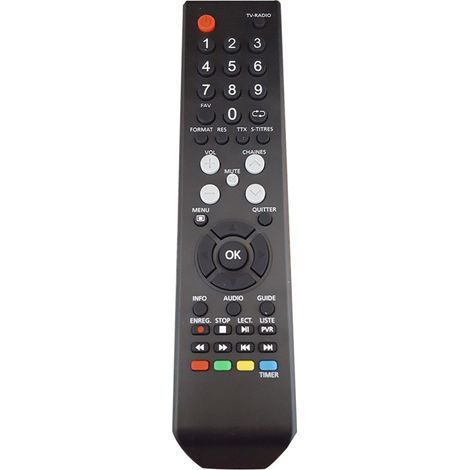 SERVIMAT Télécommande d'origine pour récepteur FRANSAT boitier TV modèle SIRIUS
