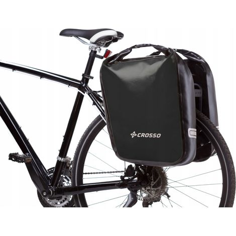 Borse laterali per bicicletta Crosso Dry 60  Sistema Crosso  Nere (1/5)